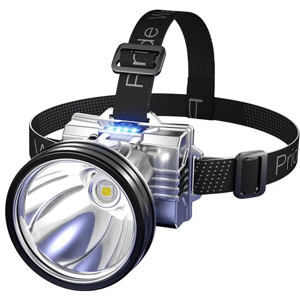Faro frontale ricaricabile a LED super luminoso ad alta potenza 🔦✨