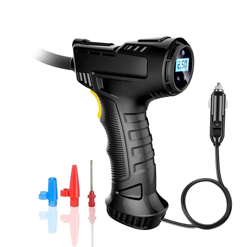 Gonfleur de pneus compact à main - Pompe électrique 12V pour voitures, vélos et camping-cars