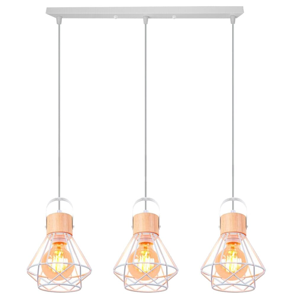 Luminaires en bois vintage nordiques