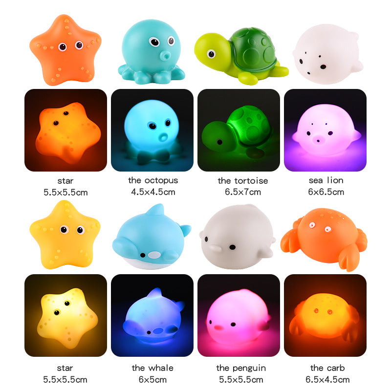 Bath Buddies™ - Haiwan mandi bercahaya yang comel - mainan mandi bercahaya
