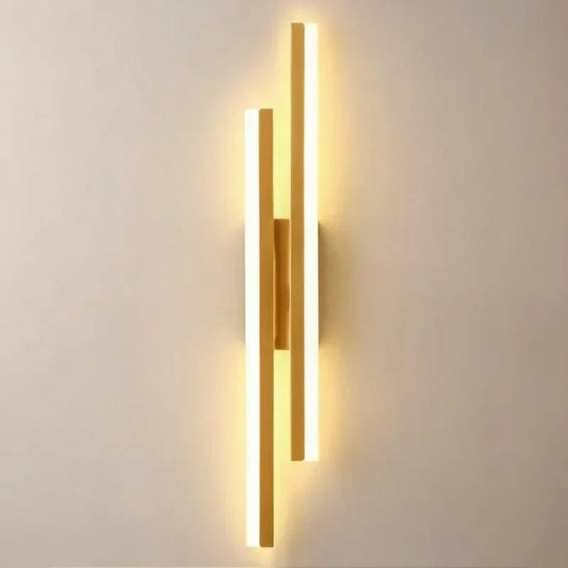 Lámpara de pared LED NovaArc con tres modos de color y regulable para dormitorios