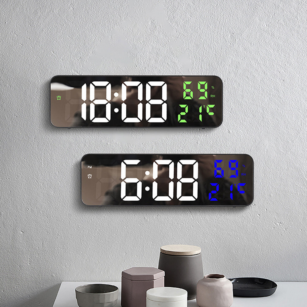 Timesense - Jam dinding LED pintar dengan pemantauan iklim