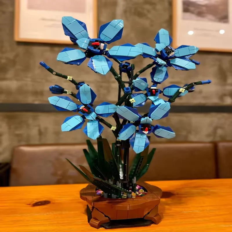 Sara kreatív Cymbidium virág építőelem cserepes növény