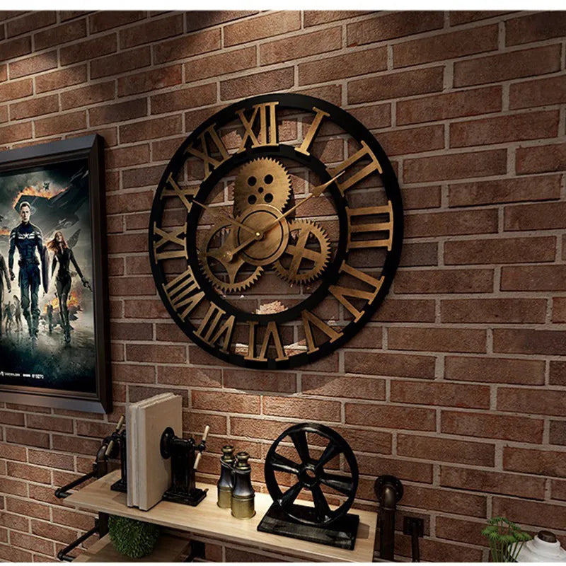 HeritageClock – Reloj de pared en diseño de madera europea