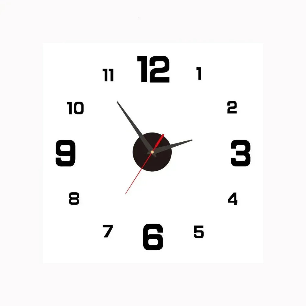 Reloj de Pared Clásico Silencioso AeroTime, Sin Tictac, para Dormitorio y Oficina
