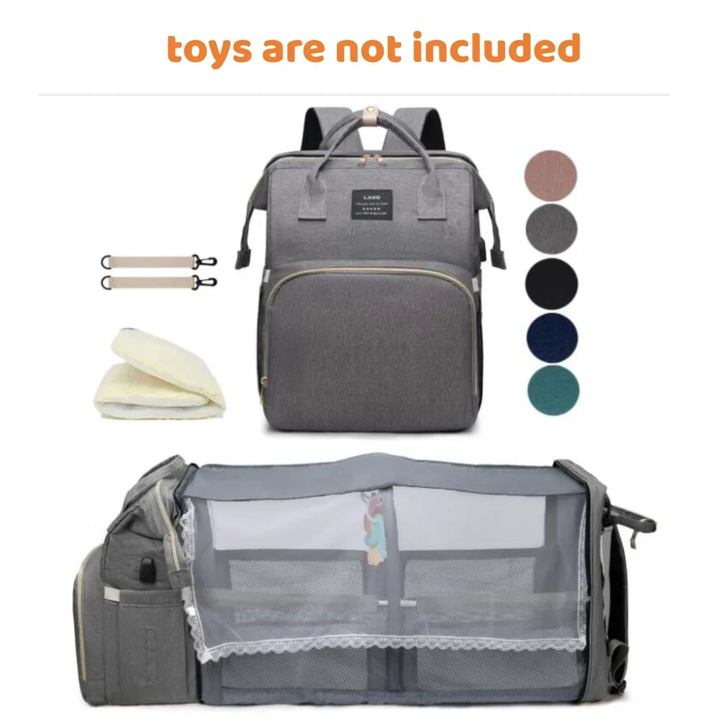 Beg Galas Bayi dengan Katil Lipat