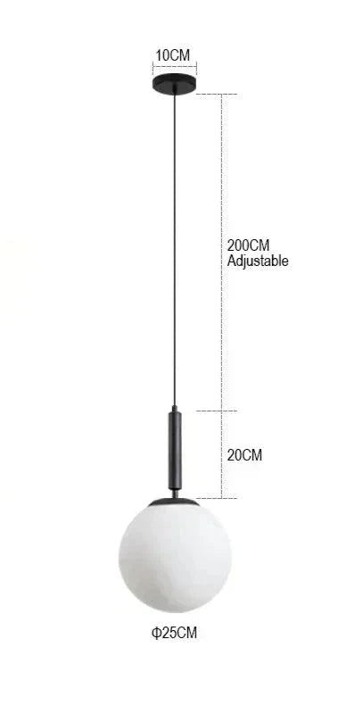 Závěsná lampa Aaron