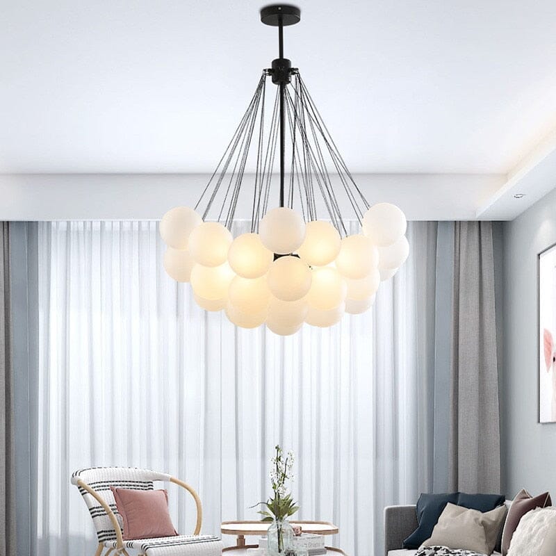 Lunera Frosted Globe Chandelier | Orntli