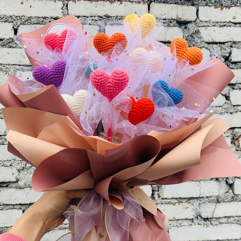 手作りのかぎ針編みフローラルアクセント | Orntli