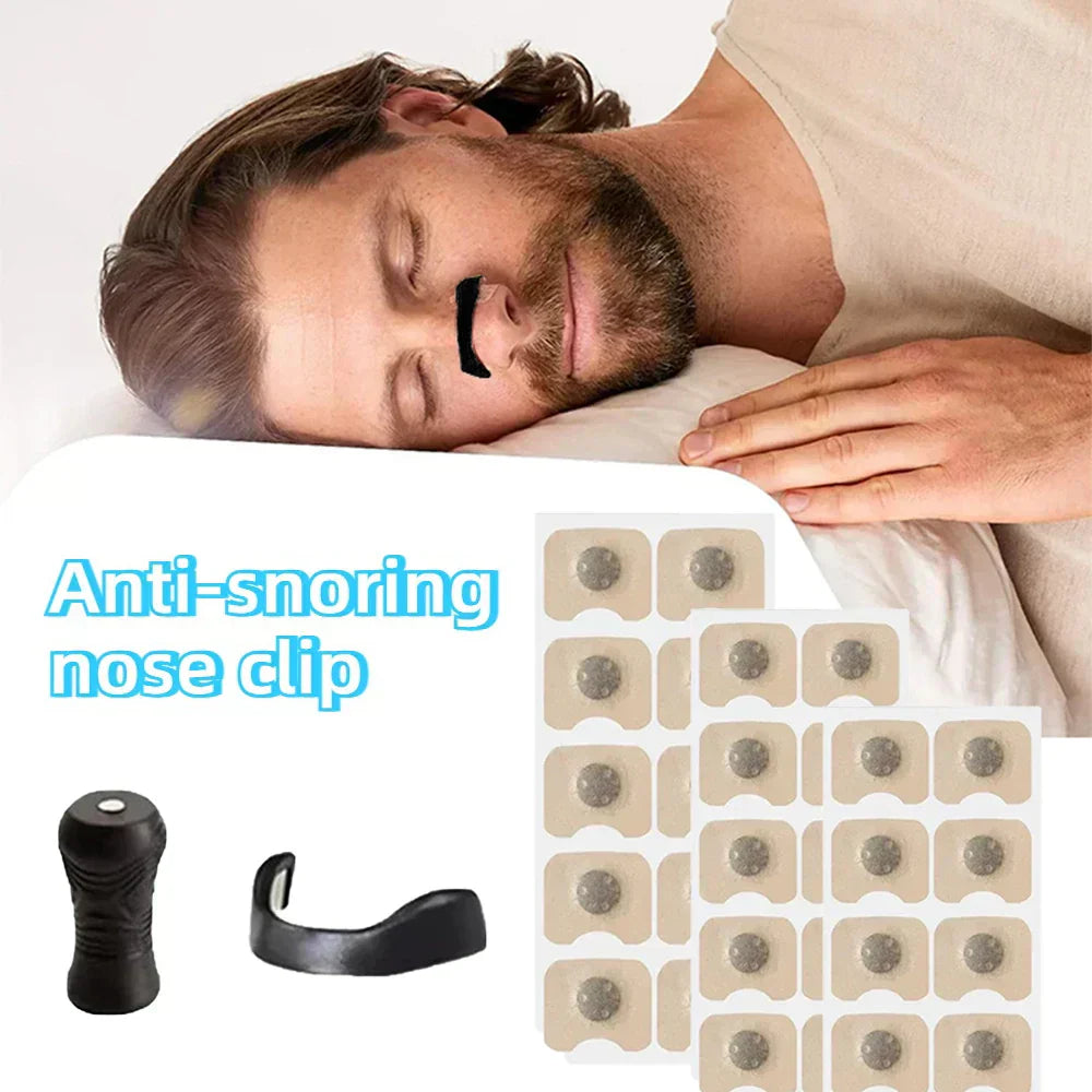Clip nasal magnétique anti-ronflement | Meilleur sommeil et respiration facile ! 🌙