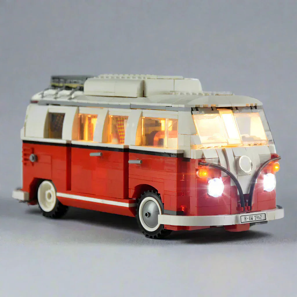 MINISO Disney Modellini Auto FIAT 500 e VW Camper – Set Divertente di Mini Auto da Costruire