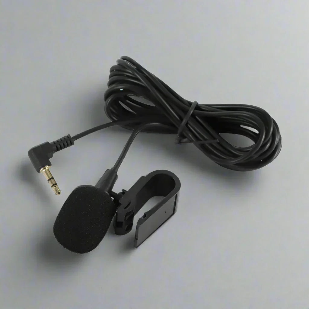 MaxSound Mini mikrofon do auta – kabelový 3,5mm klopový mikrofon