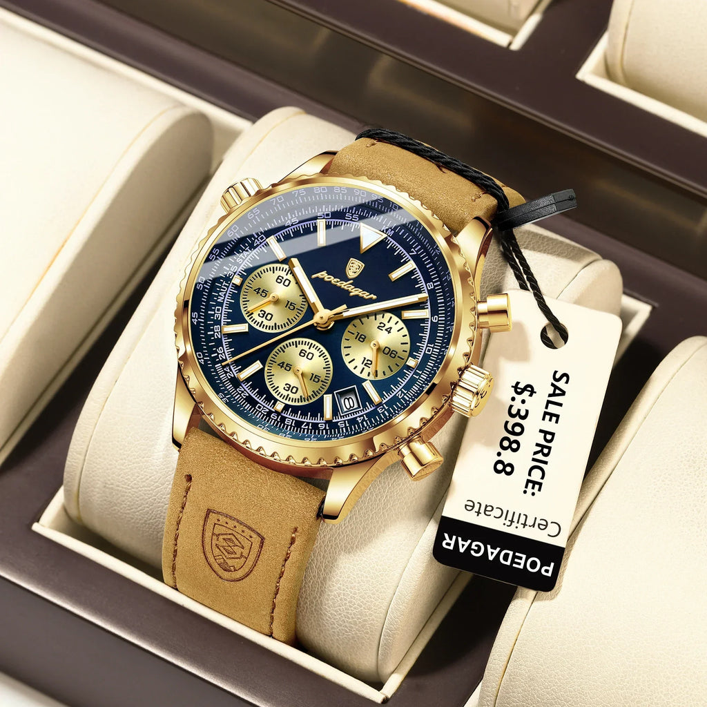Apollo Chrono – Luxuriöse Quarzuhr Wasserdicht Militärisch Sportuhr für Herren