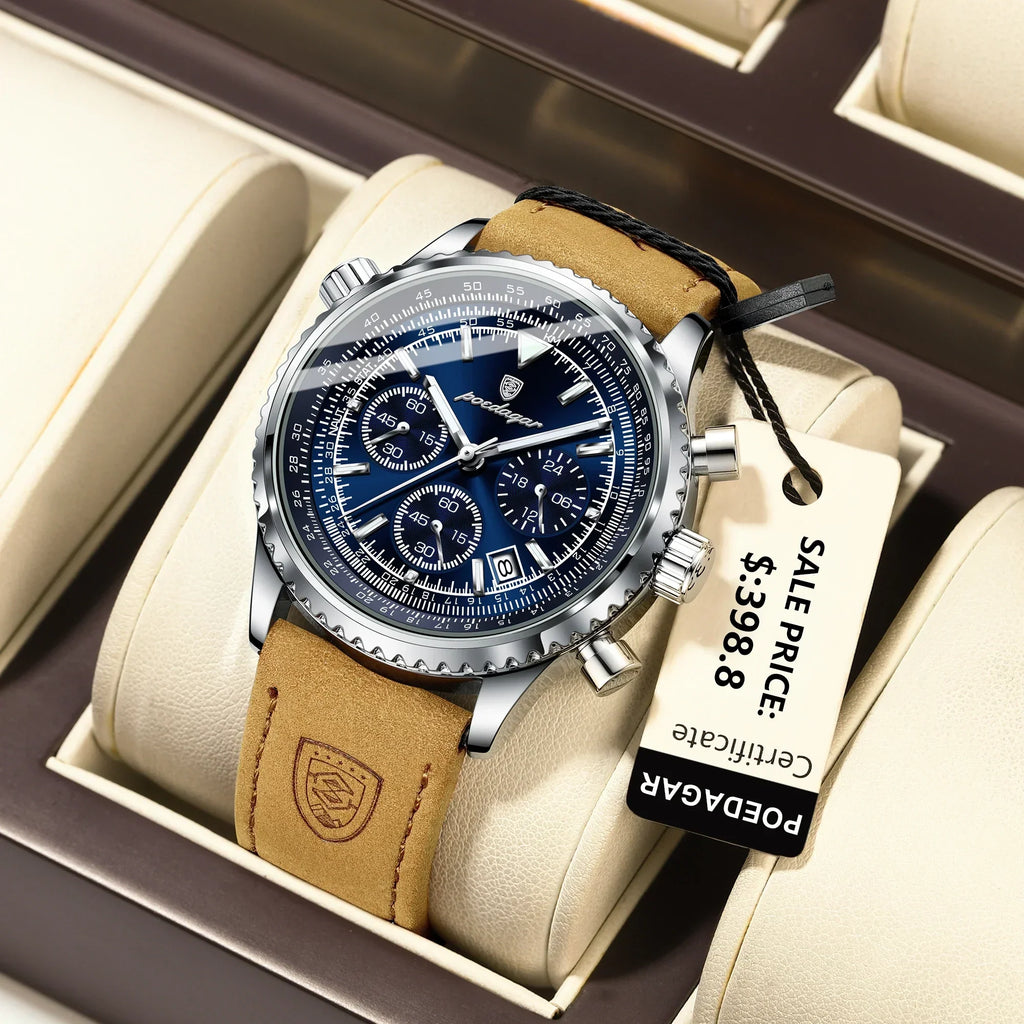 Apollo Chrono – Luxuriöse Quarzuhr Wasserdicht Militärisch Sportuhr für Herren