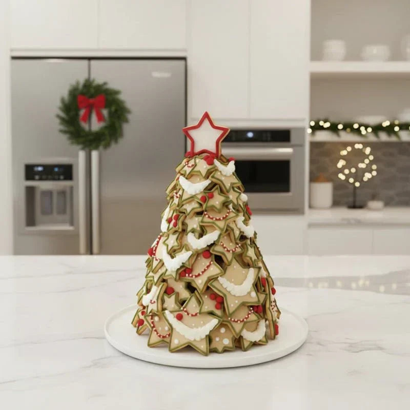SnowMint-Weihnachtskeks-Ausstechformen-Set, 6-teilig, mit präzisen Formen für Familien