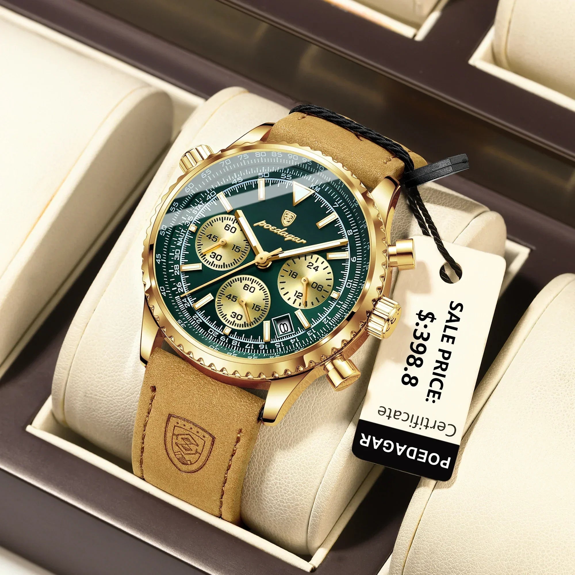 Apollo Chrono – Luxuriöse Quarzuhr Wasserdicht Militärisch Sportuhr für Herren
