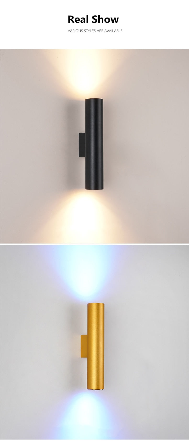 Lampă de perete modernă cu reflector luxos