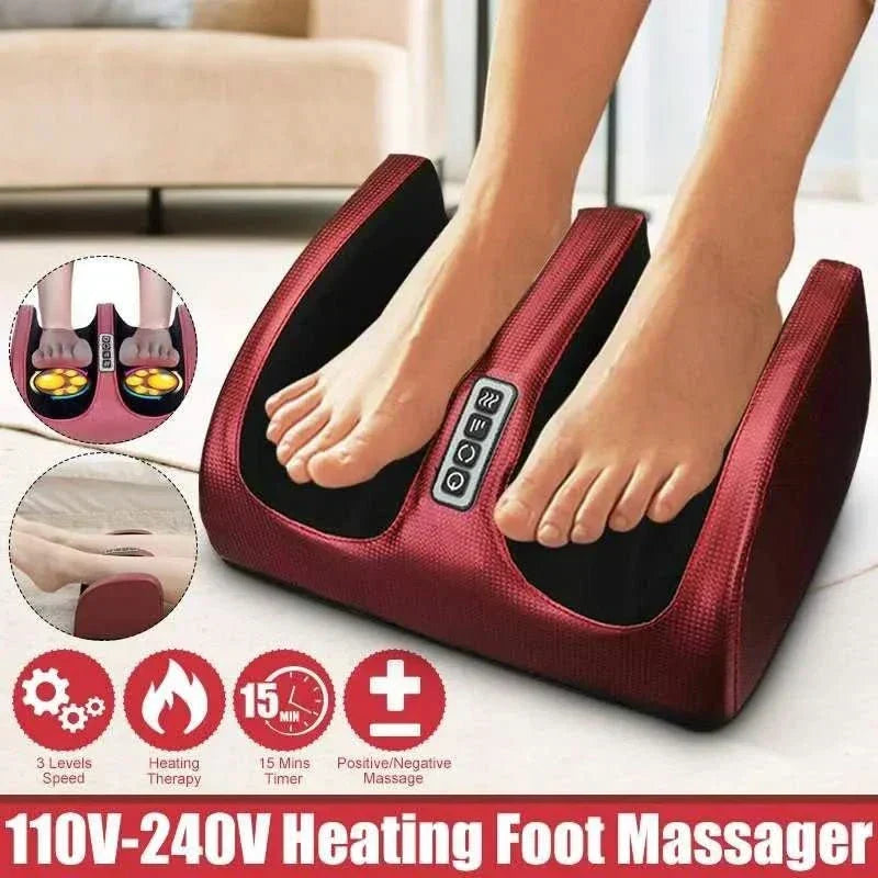 Masajeador de pies Shiatsu Zenora con función de calor, 12 bolas 3D y temporizador, para profesionales