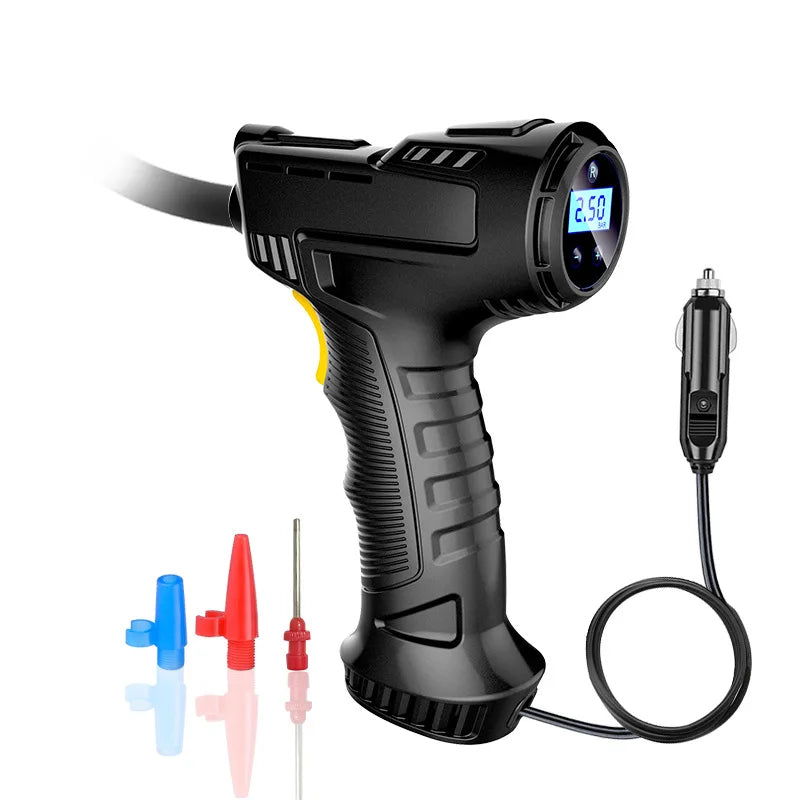 Gonfleur de pneus compact à main - Pompe électrique 12V pour voitures, vélos et camping-cars