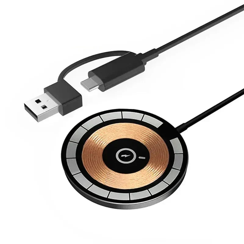 Orvane przenośna magnetyczna ładowarka bezprzewodowa 100W PD szybkie ładowanie dla iPhone i AirPods | Orntli