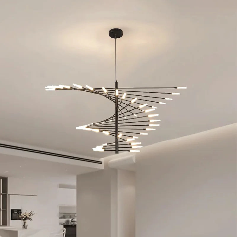 Lampadario a spirale Vrimlo