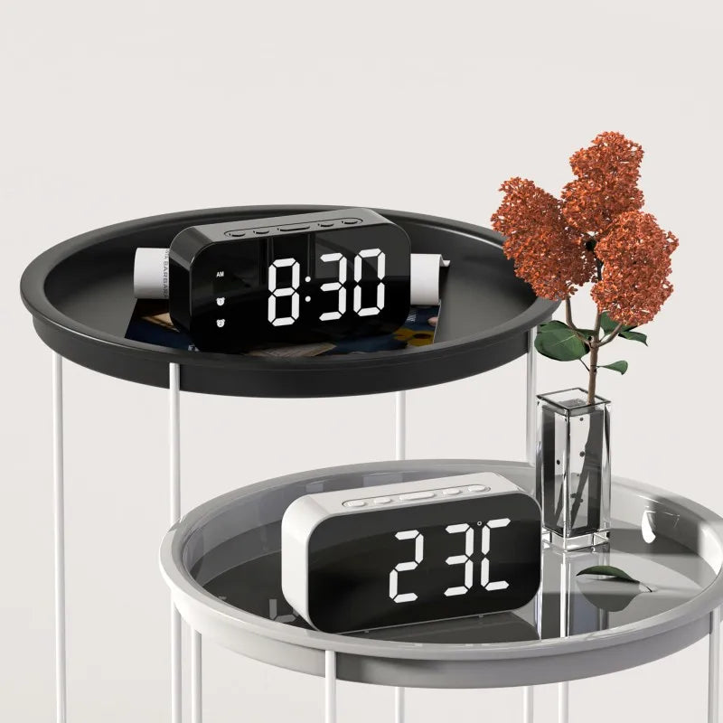 TimeGlow – Sıcaklık Gösterişli ve Çift Alarm Fonksiyonlu LED Saat
