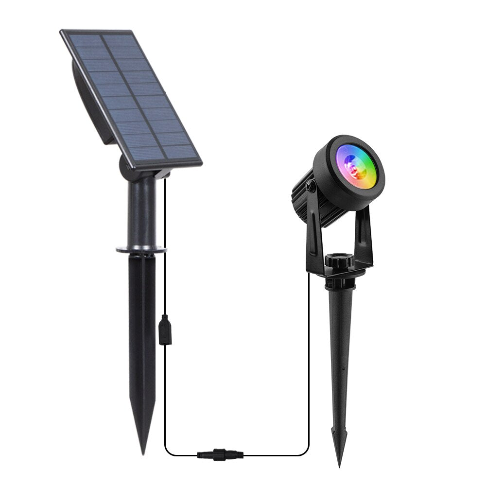 Solární reflektor vodotěsný IP65 solárně napájený LED