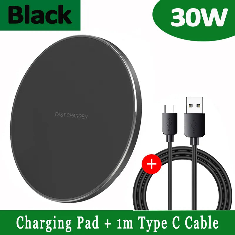 NovaCharge 30W Hurtig Trådløs MagSafe Oplader til iPhone, Samsung og Android