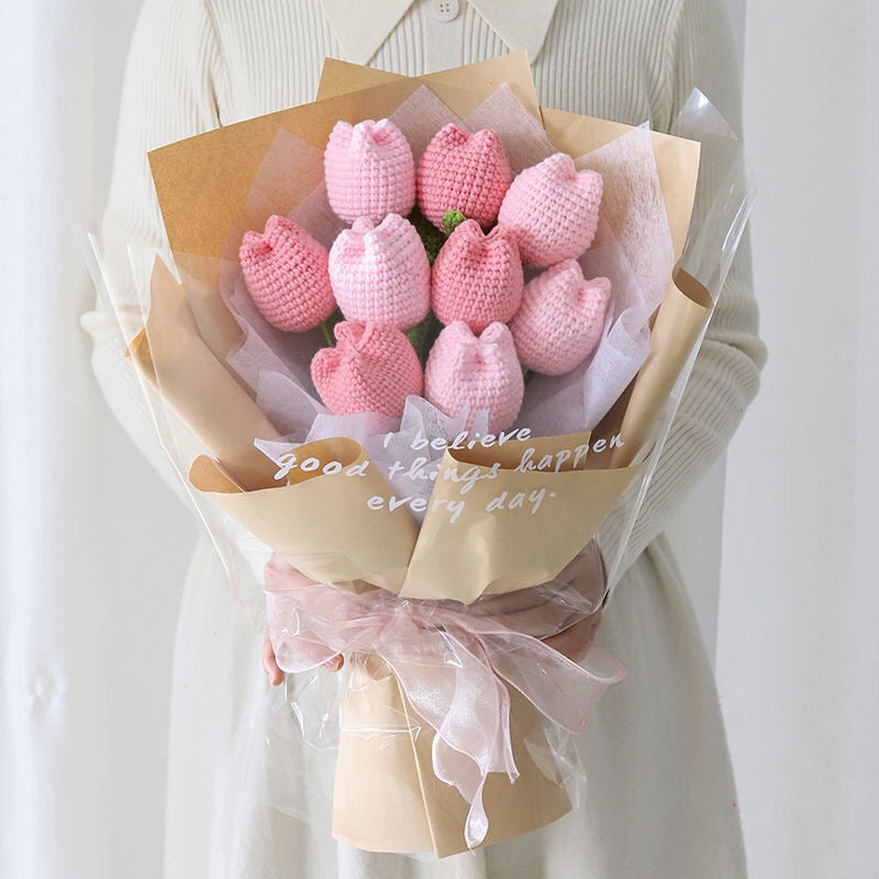 手作りのかぎ針編みフローラルアクセント | Orntli