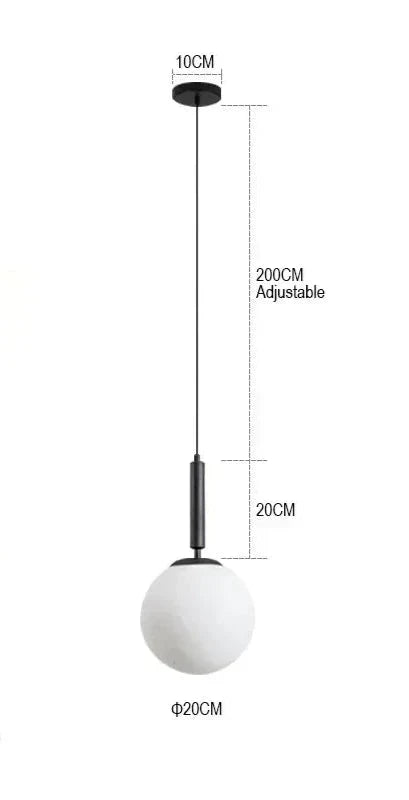 Závěsná lampa Aaron