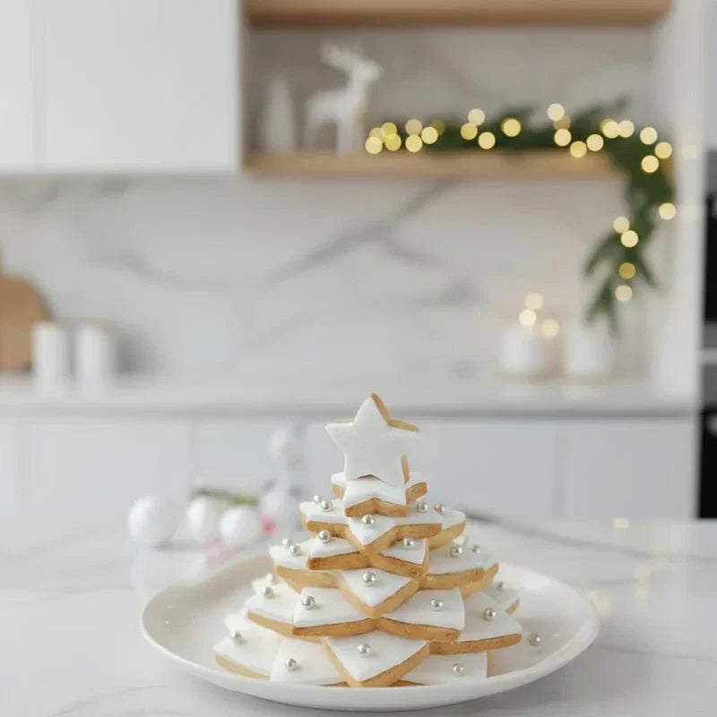 SnowMint-Weihnachtskeks-Ausstechformen-Set, 6-teilig, mit präzisen Formen für Familien