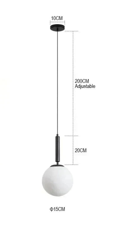 Závěsná lampa Aaron