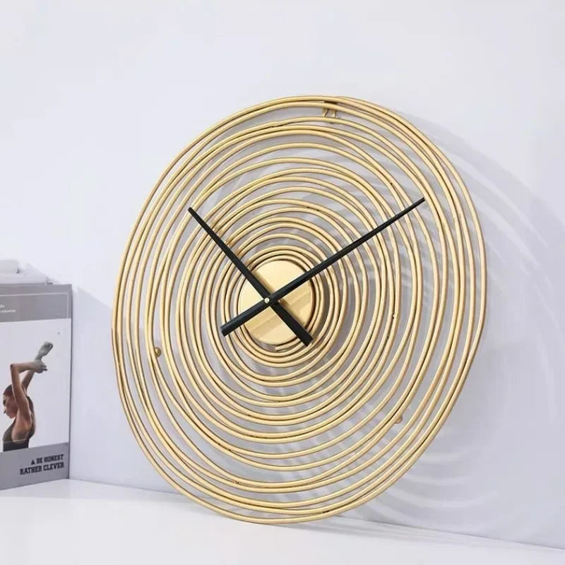 NordicTime – Reloj de Pared Redondo Silencioso