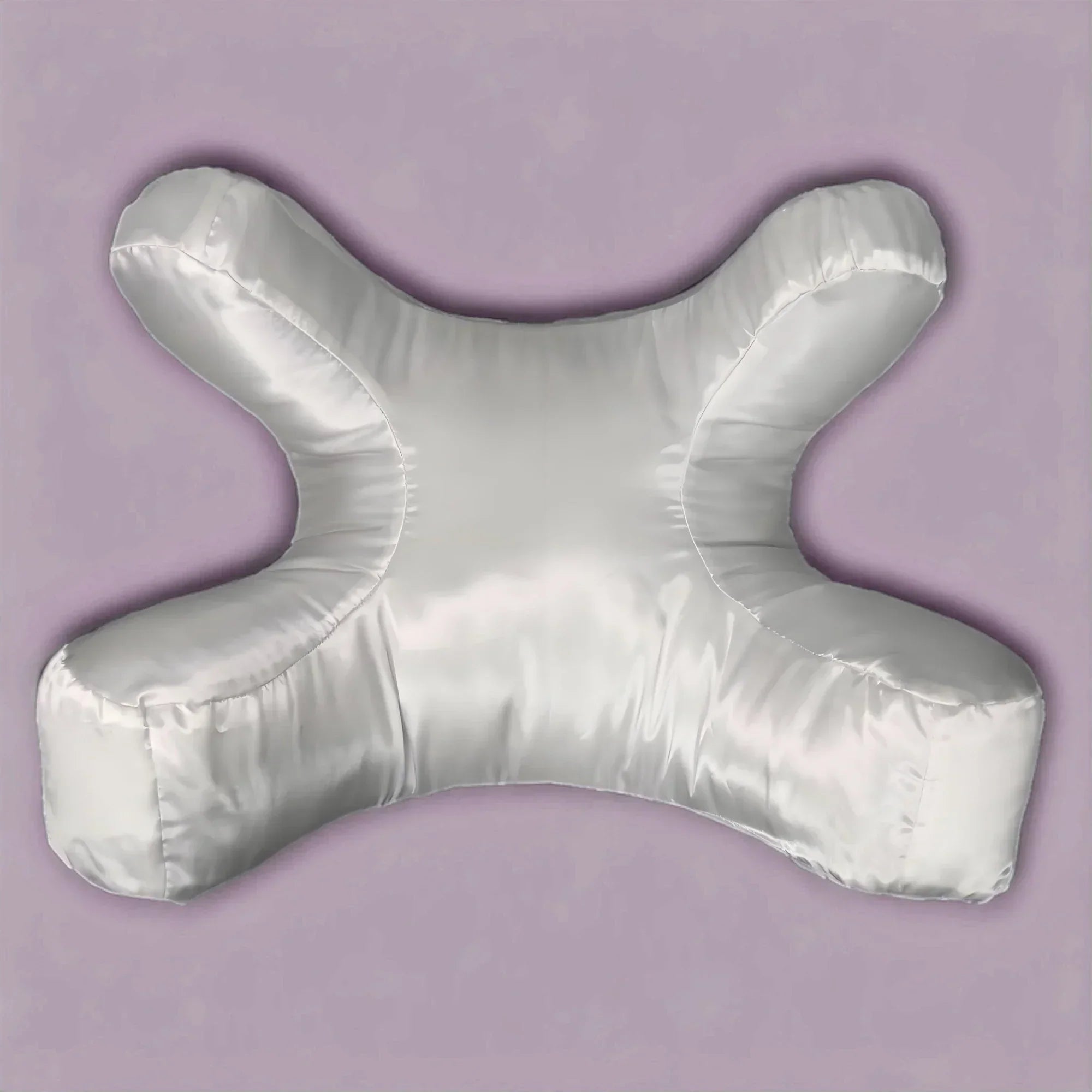 SilkRest - כרית פנים עם כיסוי סאטן יוקרתי