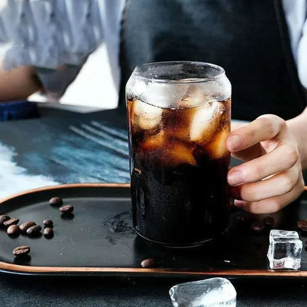 Verre transparent et créatif pour boissons, idéal pour thé, jus, lait, café et vin - Parfait pour vos besoins quotidiens en boissons