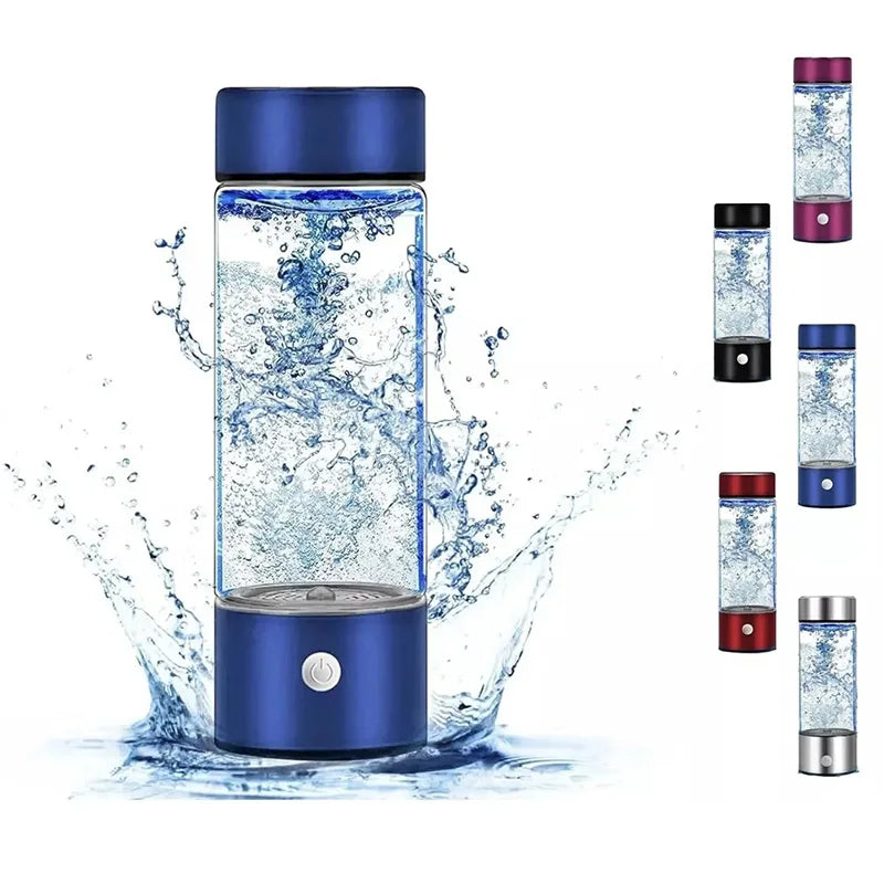Ionizér lahve s vodíkovou vodou - technologie SPE/PEM - dobíjení přes USB - 5 barev