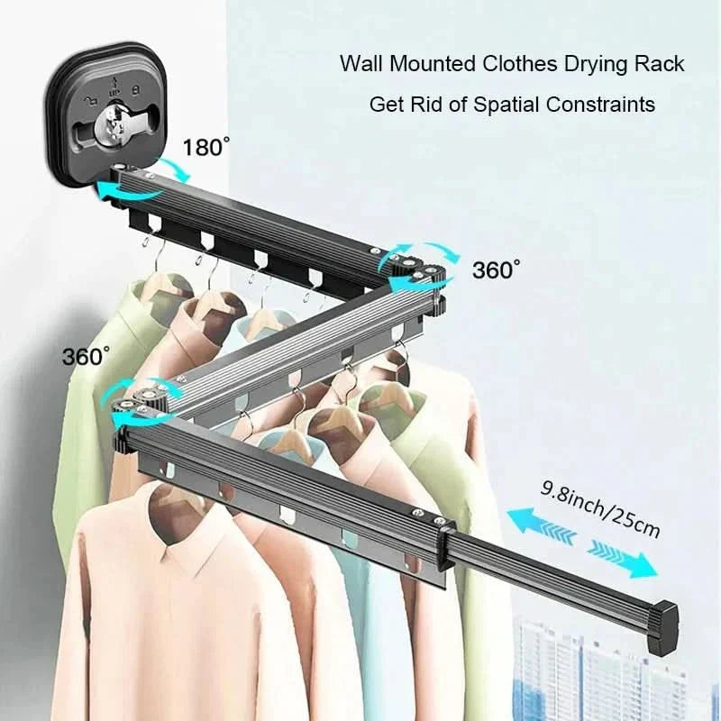 AeroFold Wall Mounted Tumble Dryer Foldable Space Saver For Small Homes