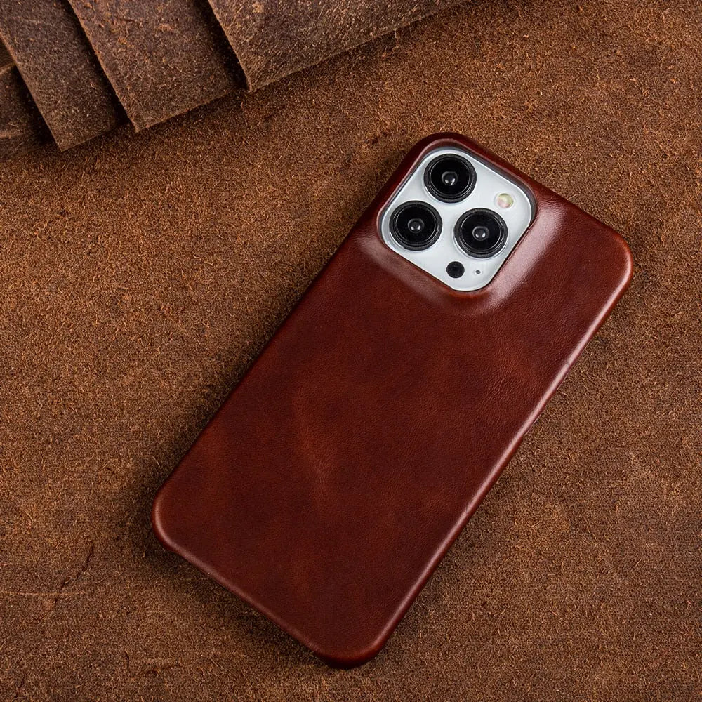Regal Hide Luxe marhabőr iPhone tok kézzel készítve
