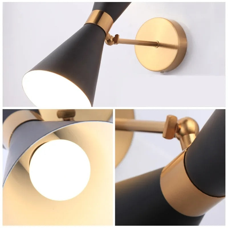 IIS Nara Nordic Home Living Bedside Wall Light Minimalist