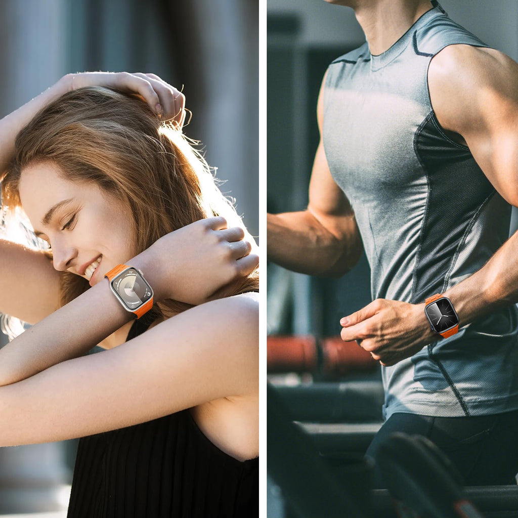 Manyetik Silikon Kayış Apple Watch için