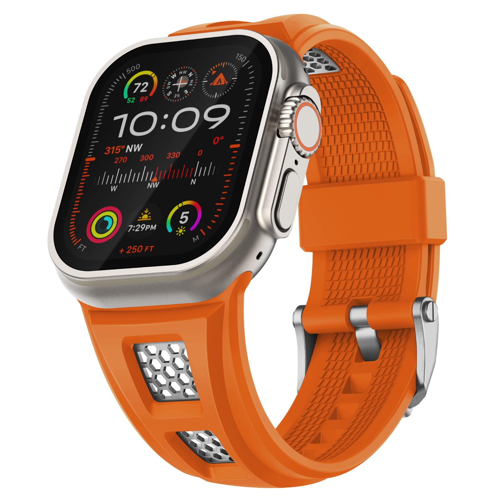 Wytrzymała silikonowa sportowa opaska Grid do Apple Watch