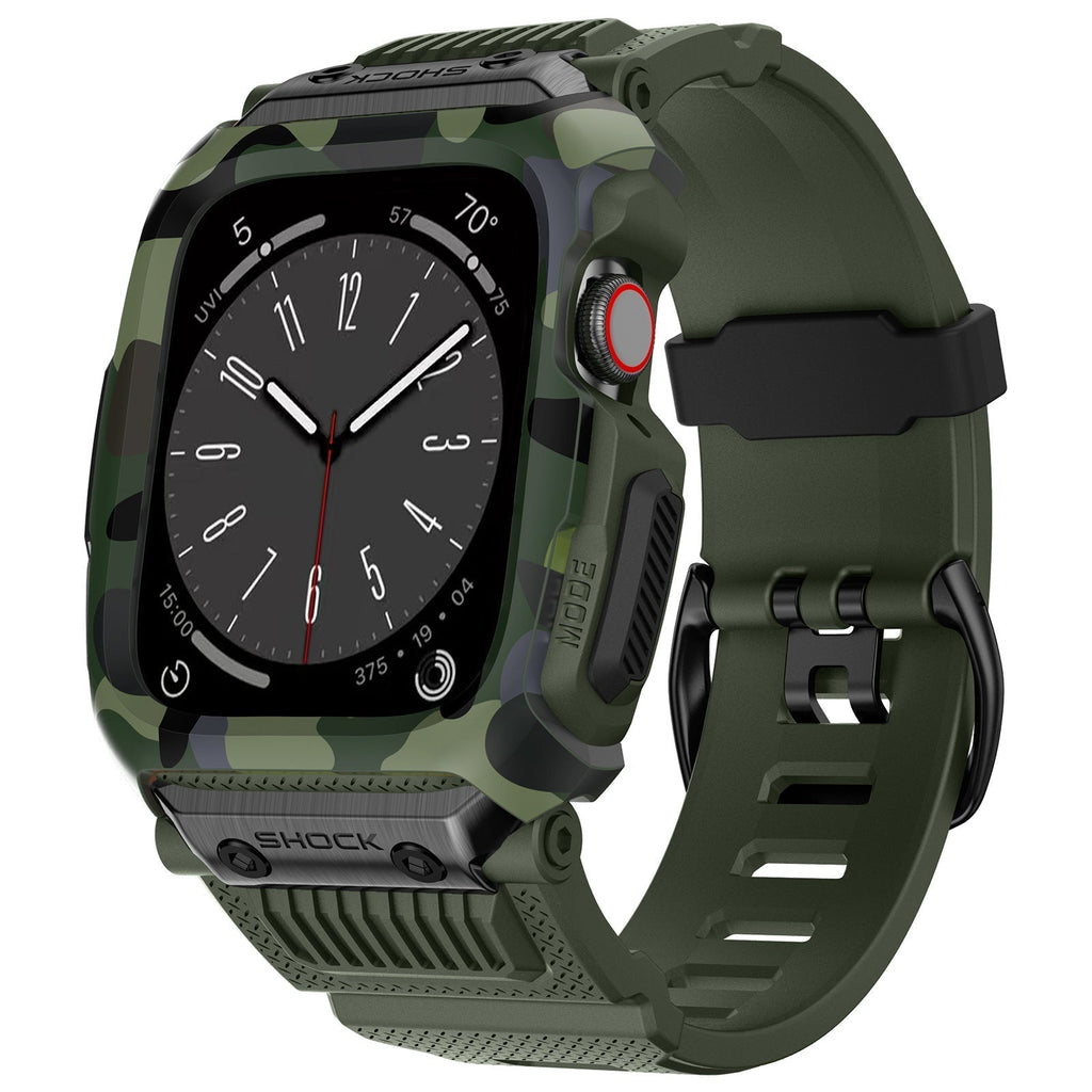 Kit de protecție pentru curea de ceas camuflaj pentru Apple Watch