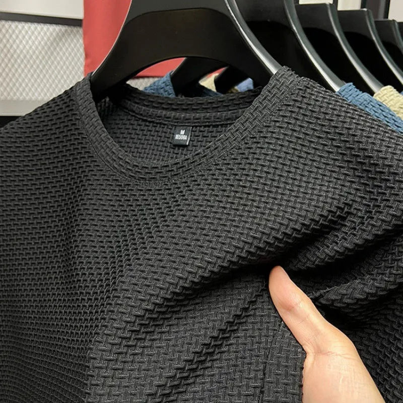 T-shirt in seta AirFlow Mesh di Huffman
