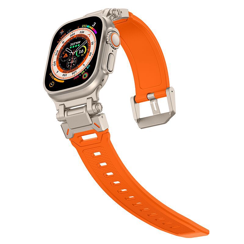 Explorer Tactical Fluoro Rubber Apple Watch Bandje