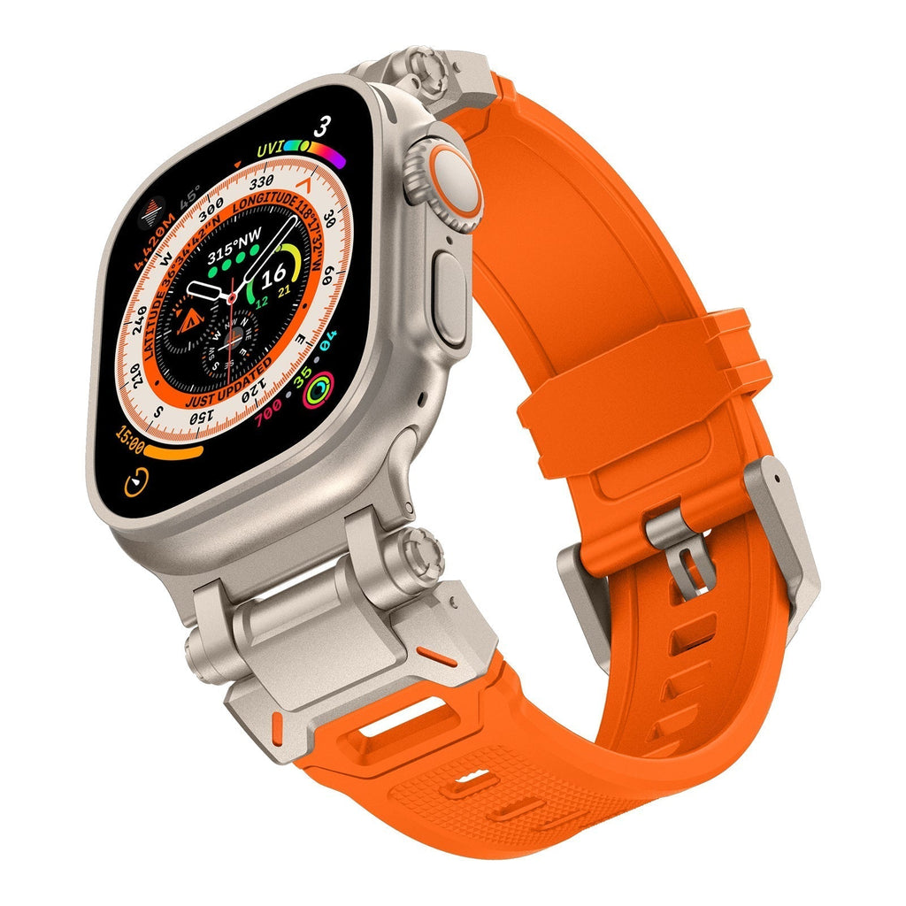 Explorer Tactical Fluoro Rubber Apple Watch Bandje