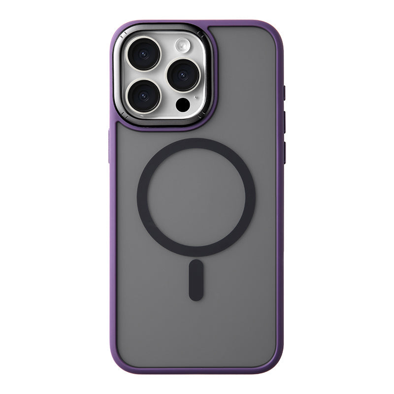 Hudvenligt mat gennemsigtigt iPhone-etui med MagSafe
