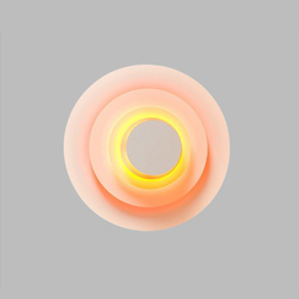 Kruhová nástěnná lampa Aria 3 v 1 s LED - pro pevné připojení, teplé světlo