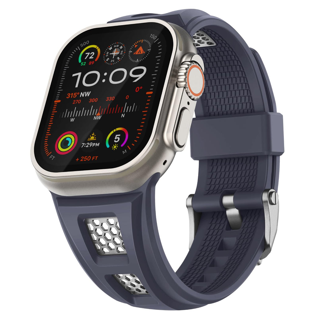 Wytrzymała silikonowa sportowa opaska Grid do Apple Watch