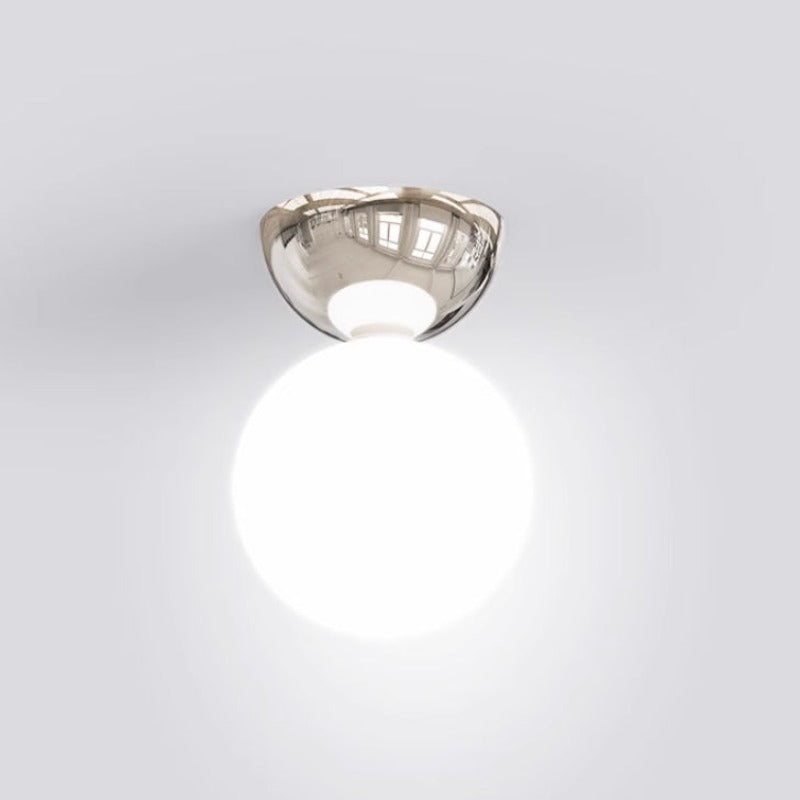 Valentina loftlys — metalramme, glasskærm, muligheder for koldt og varmt lys