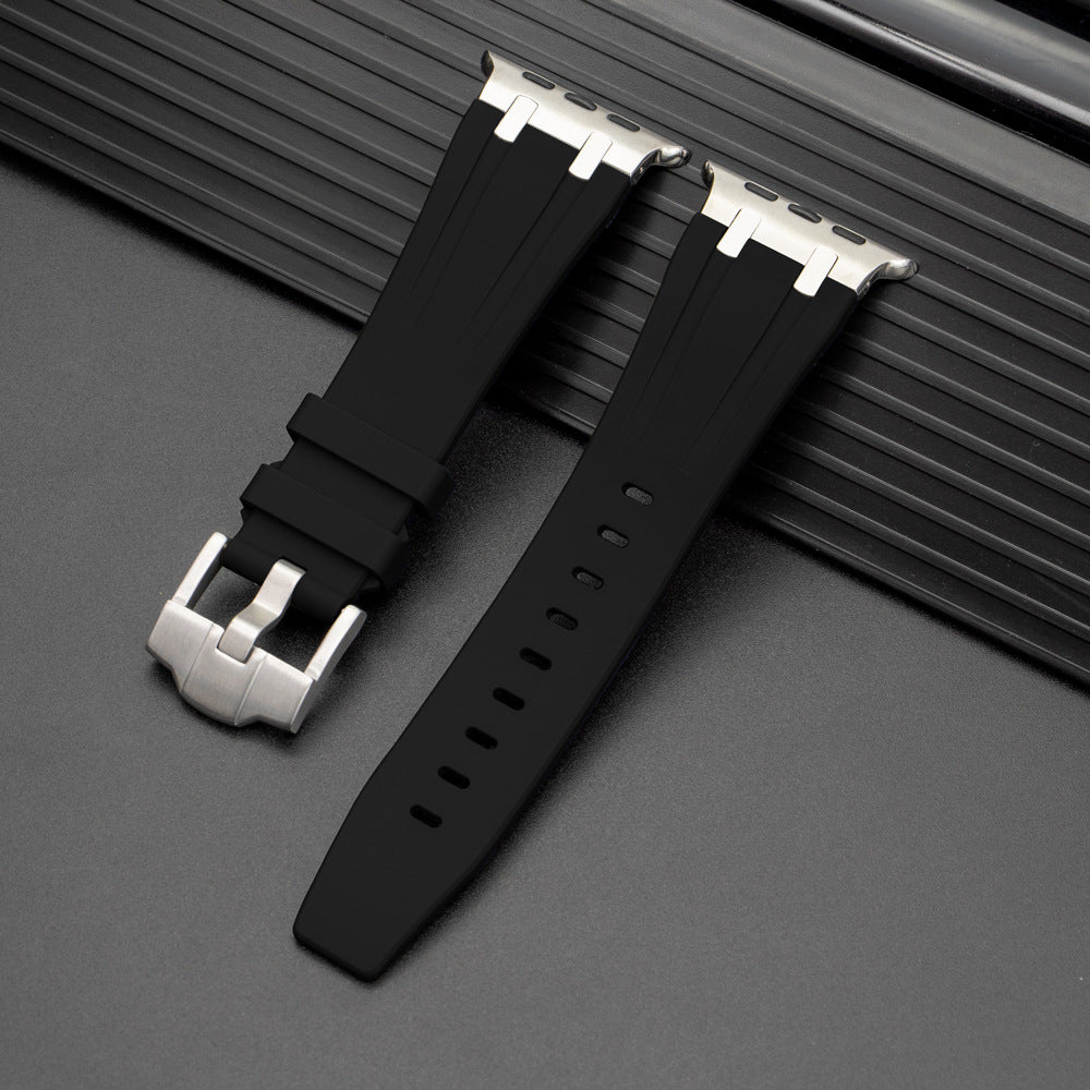 Nova Correia de Silicone XAP Metal Head para Apple Watch